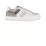 Witte Sneakers met Gedurfde Contrasten Carrera , White , Heren