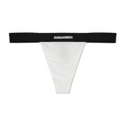 String met logo Dsquared2 , White , Dames