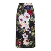 Bloemenkracht Potlood Rokken Dolce & Gabbana , Multicolor , Dames