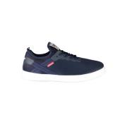 Blauwe Polyester Sneaker met Contrastdetails Carrera , Blue , Heren