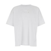 Witte T-Boxt-Od T-shirts en Polos Diesel , White , Heren