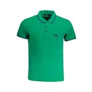 Groen Poloshirt met Korte Mouwen Cavalli Class , Green , Heren