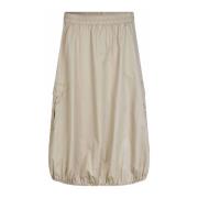 Stijlvolle Pure Cashmere Rok Masai , Beige , Dames