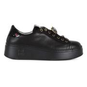 Leren Sneakers Pia258A Gio+ , Black , Dames