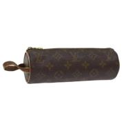 Pre-owned Canvas pouches Louis Vuitton Vintage , Brown , Dames