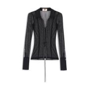 Zwarte Stijlvolle Jurk Aniye By , Black , Dames