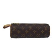 Pre-owned Canvas pouches Louis Vuitton Vintage , Brown , Dames