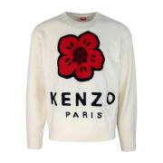 Witte Trui Comfort Fit Kenzo , White , Heren