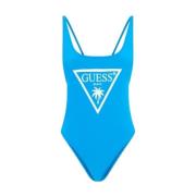 Stijlvolle One Piece Badpak voor Vrouwen Guess , Blue , Dames