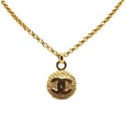 Pre-owned Yellow Gold necklaces Chanel Vintage , Yellow , Dames