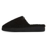 Teddy Black Pantoffels - Trendy Design Aspact , Black , Heren