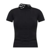 Top met logoprint Y/Project , Black , Dames