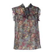 Elegante Top Special Fleur Blauw Liu Jo , Multicolor , Dames