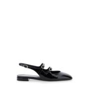 Zwarte Hak Slingback Schoenen Stuart Weitzman , Black , Dames