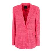 Dames Blazer Bubble Pink/Viola Zomer Pinko , Pink , Dames