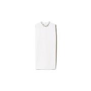 Mouwloze jurk met studs wit Twinset , White , Dames