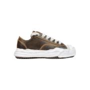 Vintage Leren Lage Sneaker Mihara Yasuhiro , Multicolor , Heren