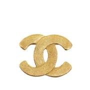 Pre-owned Metal chanel-jewelry Chanel Vintage , Yellow , Dames