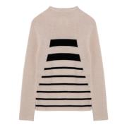 Trui Turtleneck Erika Cavallini , Beige , Dames