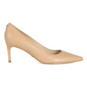 Leren Middelhak Pumps Guess , Beige , Dames