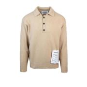 Luxe Cashmere Sweater Amaránto , Beige , Heren