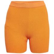 Pre-owned Fabric bottoms Jacquemus Pre-owned , Orange , Dames