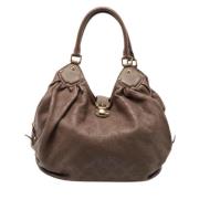 Pre-owned Leather handbags Louis Vuitton Vintage , Brown , Dames