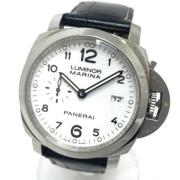 Pre-owned Stainless Steel watches Panerai Pre-owned , White , Heren