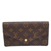 Pre-owned Coated canvas wallets Louis Vuitton Vintage , Brown , Dames