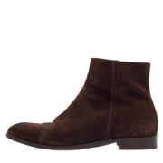 Pre-owned Suede boots Prada Vintage , Brown , Heren