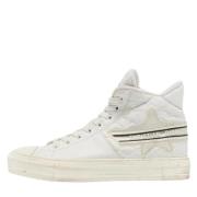 Pre-owned Leather sneakers Dior Vintage , White , Dames