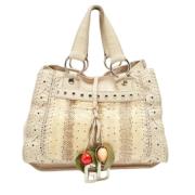 Pre-owned Leather handbags Dolce & Gabbana Pre-owned , Beige , Dames