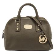 Pre-owned Leather handbags Michael Kors Pre-owned , Green , Dames