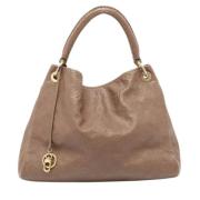 Pre-owned Leather handbags Louis Vuitton Vintage , Brown , Dames