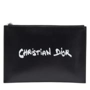 Pre-owned Leather dior-bags Dior Vintage , Black , Dames