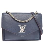 Pre-owned Leather louis-vuitton-bags Louis Vuitton Vintage , Blue , Da...