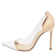 Pre-owned Leather heels Gianvito Rossi Pre-owned , White , Dames