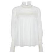 Pre-owned Fabric tops Chloé Pre-owned , White , Dames