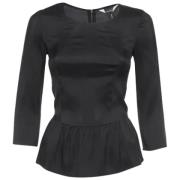 Pre-owned Silk tops Isabel Marant Pre-owned , Black , Dames