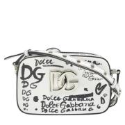 Pre-owned Leather crossbody-bags Dolce & Gabbana Pre-owned , White , D...