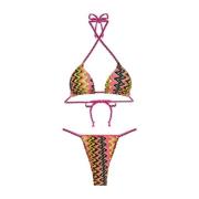 Bikini Triangolo E Slip Fisso Ethos F**k , Multicolor , Dames