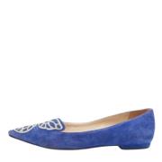 Pre-owned Suede flats Sophia Webster Pre-owned , Blue , Dames