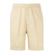 Heren Linnen Bermuda Shorts Liu Jo , Beige , Heren