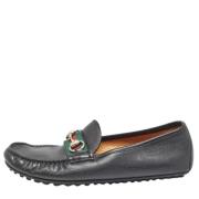 Pre-owned Leather flats Gucci Vintage , Black , Heren