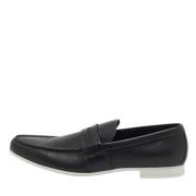 Pre-owned Leather flats Prada Vintage , Black , Heren