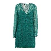 Groene ceremoniejurk Macramé Kasjmier Pinko , Green , Dames