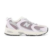 Mesh en Leren Sneakers New Balance , Purple , Dames