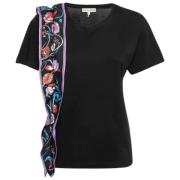 Pre-owned Silk tops Emilio Pucci Pre-owned , Black , Dames