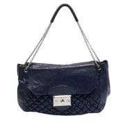 Pre-owned Leather shoulder-bags Alexander McQueen Pre-owned , Blue , D...