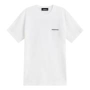 Milan Urban Print T-Shirt Dsquared2 , White , Heren